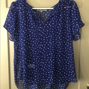 Daniel Rainn Blue Blouse